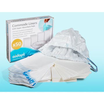 Toiletemmerzakken met Absorberende Pads – 50 Stuks Wegwerp Z, Ophalen of Verzenden, Nieuw