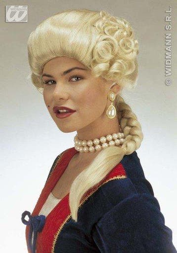 Pruik Hertogin Josephine blond, Ophalen of Verzenden, Nieuw