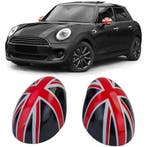 Union Jack Spiegelkappen Zwart Mini F54 F55 F56 F57 CP172, Nieuw, Mini