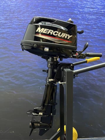 Mercury, Minder dan 5 pk, Viertaktmotor, Ophalen of Verzenden, Zo goed als nieuw