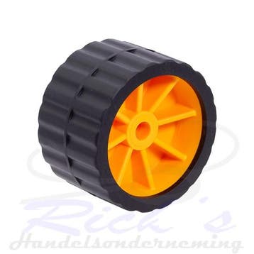 Bootrol / kimrol 75x120 mm oranje/zwart kunststof asgat 14.5, Watersport en Boten, Boottrailers, Ophalen of Verzenden, Nieuw