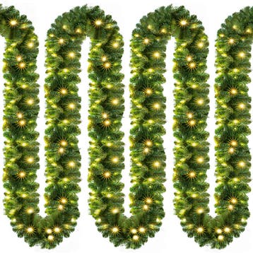 Guirlande Groen 5m 100 LED´s Kerst (Kerst artikelen), Verzenden, Nieuw