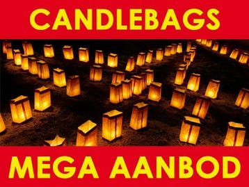 Mega aanbod candlebags - Candlebags in alle kleuren en maten, Ophalen of Verzenden, Nieuw, Versiering