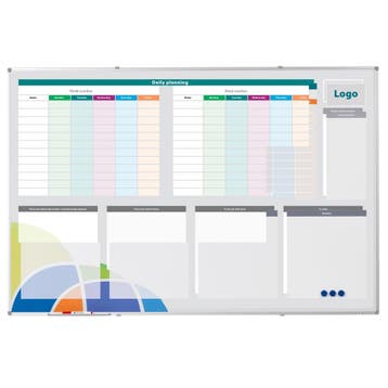 Whiteboard Bedrukt - 120 x 200 cm, Ophalen of Verzenden, Nieuw in verpakking