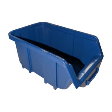 Magazijnbak, 100x163x72 mm, blauw kunststof, nieuw, Ophalen of Verzenden