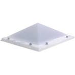 Lichtkoepel piramide driewandig acrylaat dagmaat 100X200 cm, Verzenden, Nieuw