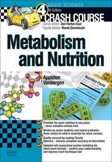 Crash Course: Metabolism and Nutrition - Amber Appleton, Verzenden, Gelezen, Amber Appleton