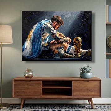AT9 - [Canvas XL] Lionel Messi - Dreams Come True, Nieuw