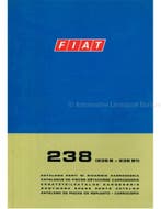 1968 FIAT 238 CARROSSERIE ONDERDELENHANDBOEK