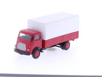 Schaal 1:50 Lion Car Nr. 23. DAF vrachtauto met huif , ze..., Ophalen of Verzenden, Zo goed als nieuw