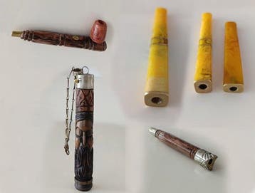 Zonder minimumprijs - Sigarettenhouder (6) - Amber,, Nieuw
