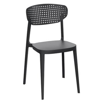 Stoel | COMO | Kunststof | Anthracite | In-/Outdoor |, Verzenden, Nieuw in verpakking