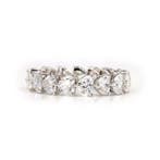 Ring - 18 karaat Witgoud - 3.60ct. tw. Diamant (Lab-grown) -, Nieuw