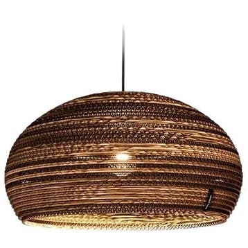 Think Paper Dandy Kartonnen Hanglamp (ø 44 Cm - H 23 Cm), Ophalen of Verzenden, Gebruikt, Metaal