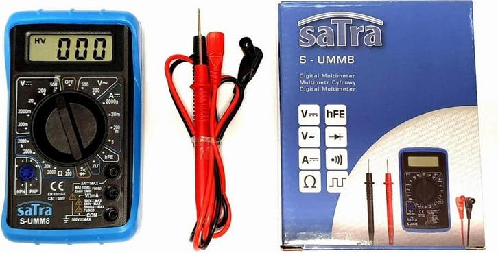 500 Volt Digitale Multimeter Met Zoemer - Spanningsmeter - V, Auto-onderdelen, Elektronica en Kabels, Nieuw, Universele onderdelen