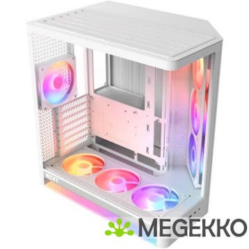 NZXT H6 RGB+ - 2026 - White, Computers en Software, Verzenden, Nieuw