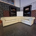 Hoekbank Chesterfield, Brighton, creme, Huis en Inrichting, Banken | Bankstellen, Nieuw