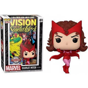 Funko Pop Marvel Cover Scarlet Witch  Wanda vision 01 SE, Verzenden, Nieuw