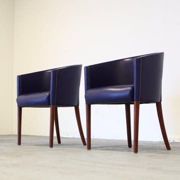 Moroso - Antonio Citterio - Fauteuil (2) - Rich - Leder,