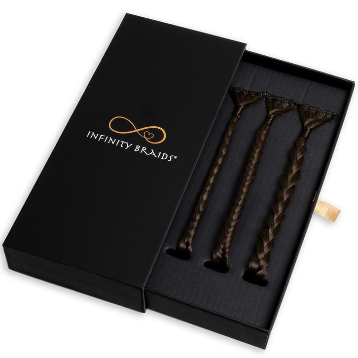 Infinity Braids  Infinity Braidies Mini MochaChino, Sieraden, Tassen en Uiterlijk, Uiterlijk | Haarverzorging, Nieuw, Verzenden