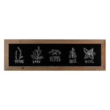 Krijtbord Steigerhout 40x130cm, Nieuw