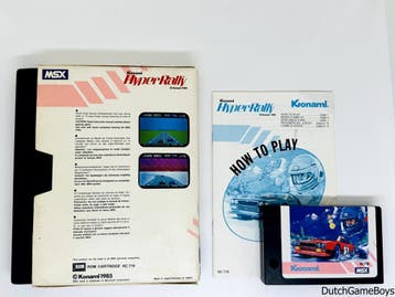 MSX - Konami - Hyper Rally, Verzenden, Gebruikt