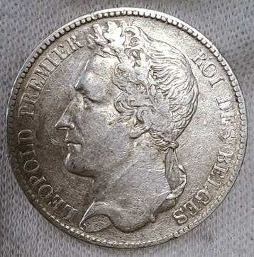 België. Leopold I. 5 Francs 1833 (Zonder minimumprijs), Postzegels en Munten