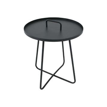 De Smid Lifestyle  Bijzettafeltje Jennifer Ø50cm - antraciet, Nieuw