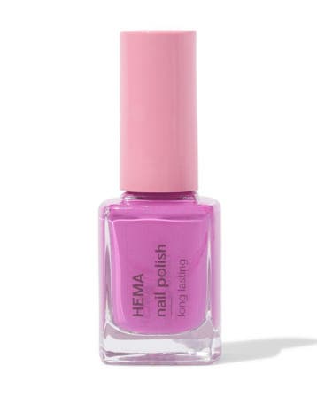 HEMA Long lasting nagellak 76 purple blossom, Verzenden, Nieuw