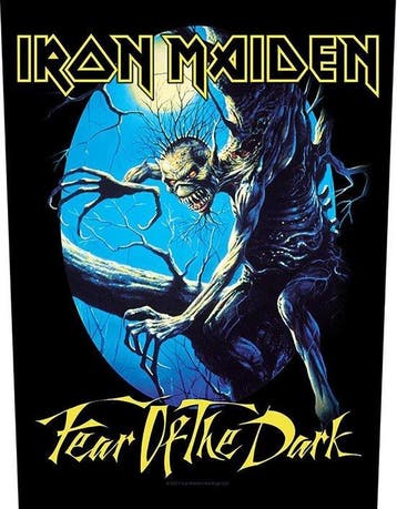 Iron Maiden - Fear of the Dark - Rugpatch off. merchandise, Ophalen of Verzenden, Nieuw, Kleding