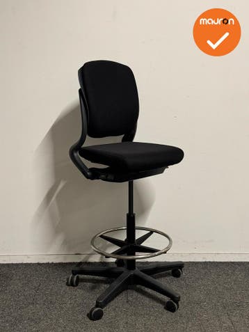 Ahrend 230 Baliestoel  - Medium rug - nieuwe zwarte stofferi, Werkplek, Ophalen of Verzenden, Gebruikt, Stoel