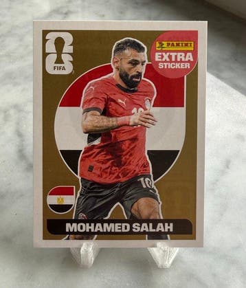 2026 Panini USA 2026 World Cup MOHAMED SALAH Gold Extra, Verzamelen, Nieuw