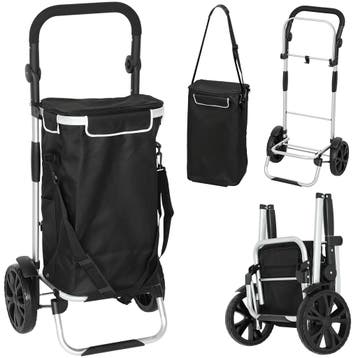 3-in-1 Opvouwbare Boodschappentrolley Met 40L Capaciteit, Be, Verzenden, Nieuw