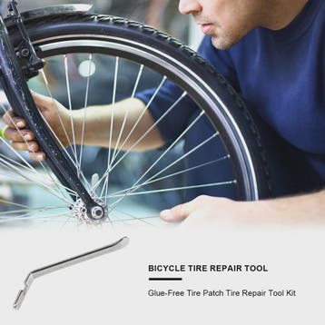 Fietsband Reparatiekit met Vulkaniseerlijm & Plakkers - Band, Verzenden, Nieuw