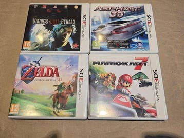 Nintendo - Nintendo 3DS - Zelda Ocarina of Time - Mario Kart, Spelcomputers en Games, Nieuw