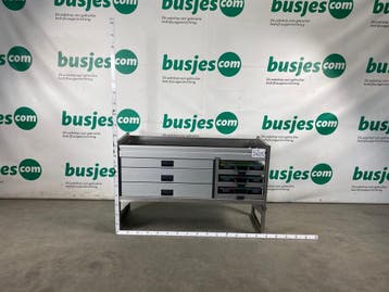 Aluca aluminium bedrijfswageninrichting gebruikt (nr 2425), Ophalen of Verzenden