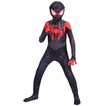 Spider-Man Miles Morales - 146-152 (10-11 Jaar) - Verkleedkl, Ophalen of Verzenden, Nieuw