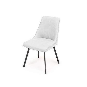 Eetkamerstoel Medemblik - eetkamerstoelen - Wit, Nieuw, Wit, Stof