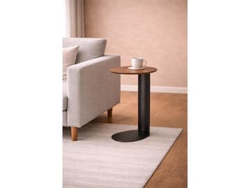 Veiling - Bijzettafel Walnoot (set van 2) - Notenhout bruin, Huis en Inrichting, Nieuw