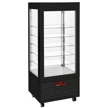Vriesvitrine | PanoramicLine | 480L | Zwart | -5°C/-20°C |, Verzenden, Nieuw in verpakking