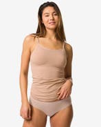 HEMA Dameshipster naadloos micro beige, Verzenden, Beige