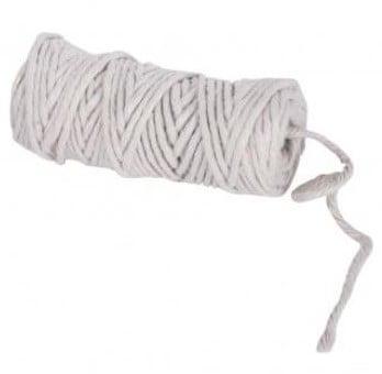 Jute dik 6 draads Wit macrame koord 6 mm rol 35 meter, Ophalen of Verzenden, Nieuw