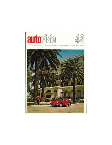 1966 AUTOVISIE MAGAZINE 42 NEDERLANDS, Nieuw, Author