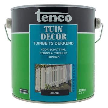 Tenco tuindecor dekkend 2,5 liter, zwart, bus, Verzenden, Nieuw