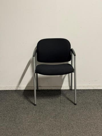 vergaderstoel - Ahrend 320 - Nieuwe zwarte stoffering - Z..., Vergader- of Presentatieruimte, Ophalen of Verzenden, Gebruikt, Stoel