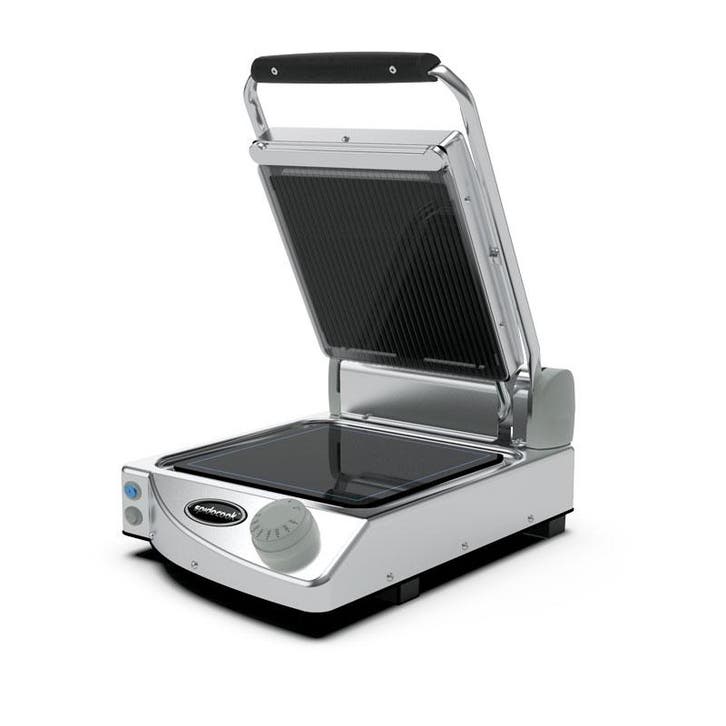 Spidocook Single Grill | Contactgrill Geribbeld Glas-Keramis, Zakelijke goederen, Horeca | Keukenapparatuur, Nieuw in verpakking