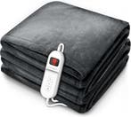 Sinnlein® Elektrische deken - Warmtedeken - 200x180cm - Grij, Huis en Inrichting, Woonaccessoires | Plaids en Woondekens, Verzenden