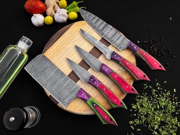 Hand Forged Chef knives set For Daily use Best For Outdoor