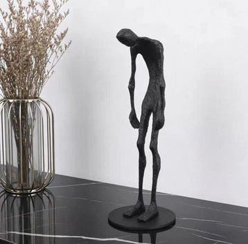 sculptuur, Weary Soul - 27 cm - IJzer