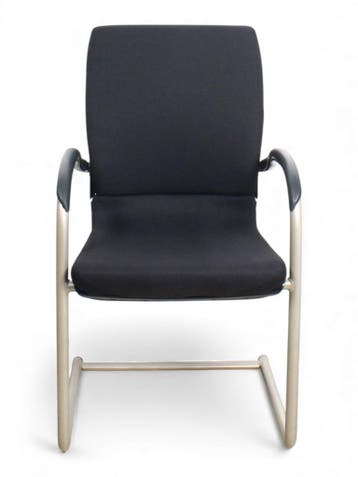 Ahrend 230 vergaderstoel, slede, zwart-grijs, Ophalen of Verzenden, Nieuw, Zwart
